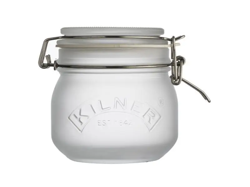 Банка для хранения KILNER Clip Top 500 мл белый | Дом и сад