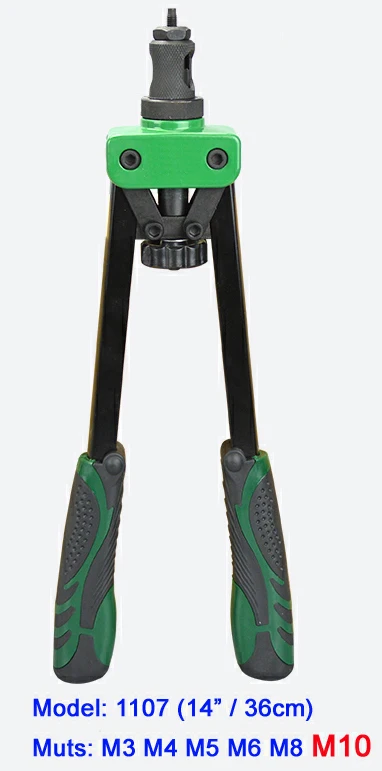 14 Inch (36cm) 1" 14" заклепочный ореховый пистолет 32 см 36 см ручной Клепальщик двойные ручки гвоздь пистолет M3 до M10 ручной Клепальщик винтовой пистолет Rivnut пистолет - Цвет: 14 Inch (36cm)