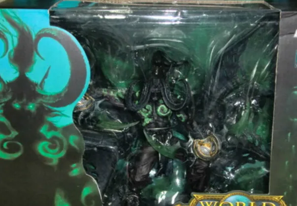 WOW Demon hunter форма ILLIDAN STORMRAGE Роскошная Коллекционная коробка черная фиолетовая 2
