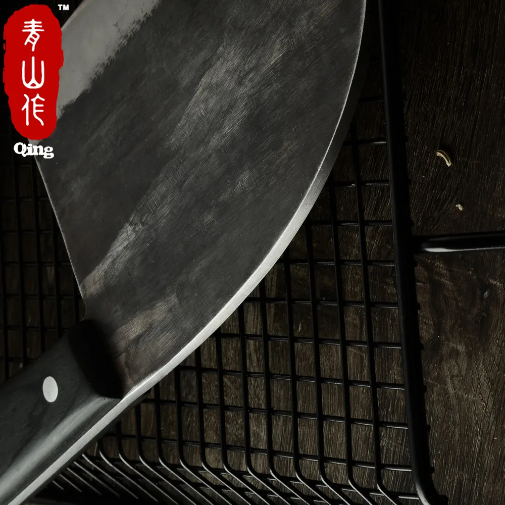 Qing Ножи ручной работы молоток нарезки Кливер Chop кости рыбы кухонный нож из