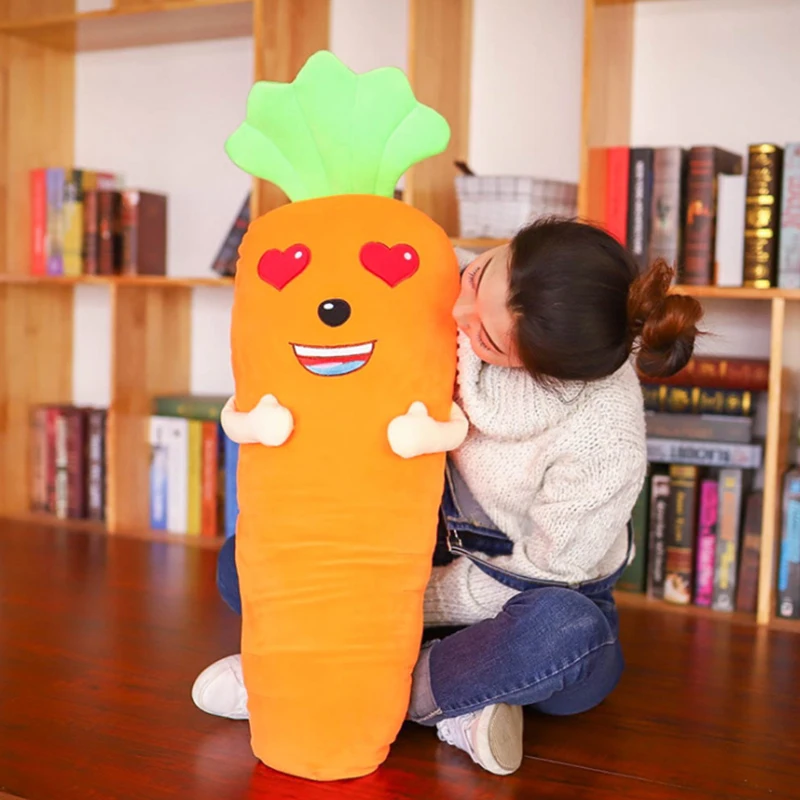 45 см Kawaii морковь мягкие плюшевые животные Мультяшные детские игрушки для девочек