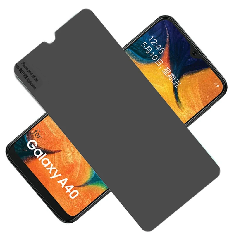 EXUNTON Privacy Tempered Glass for Smasung A40 Anti Spy Screen Protector Galaxy Glare Protective Film | Мобильные телефоны и