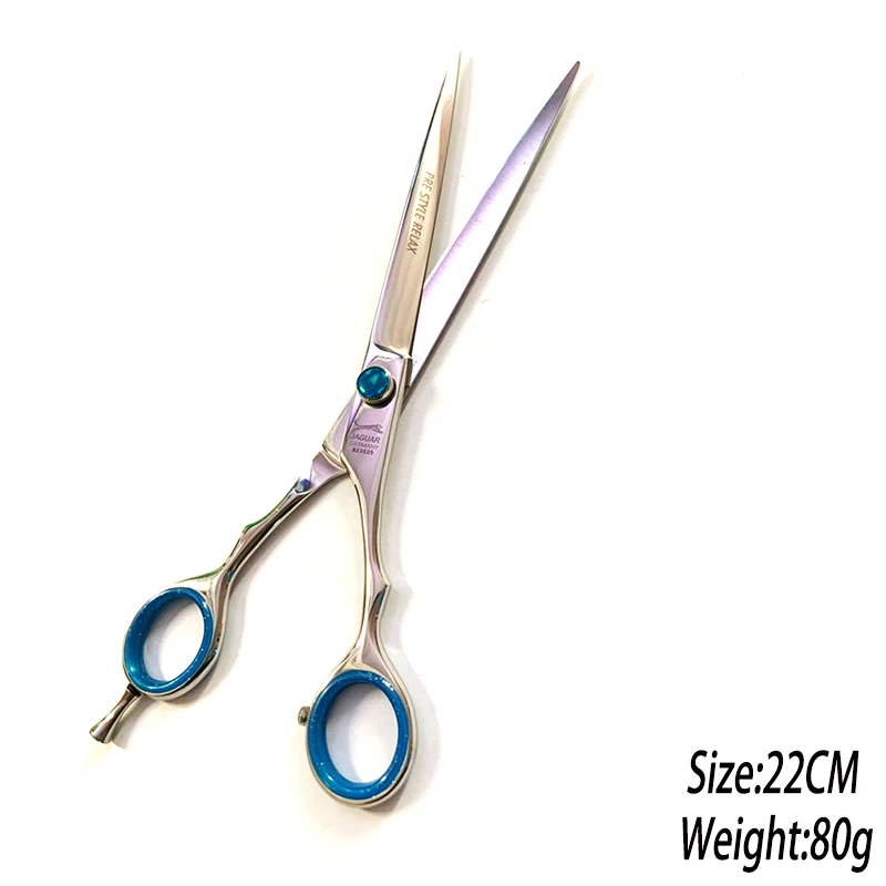 20 шт 8 дюймов JAGUAR бренд Германия полные Серебрянные из нержавеющей стали ножницы