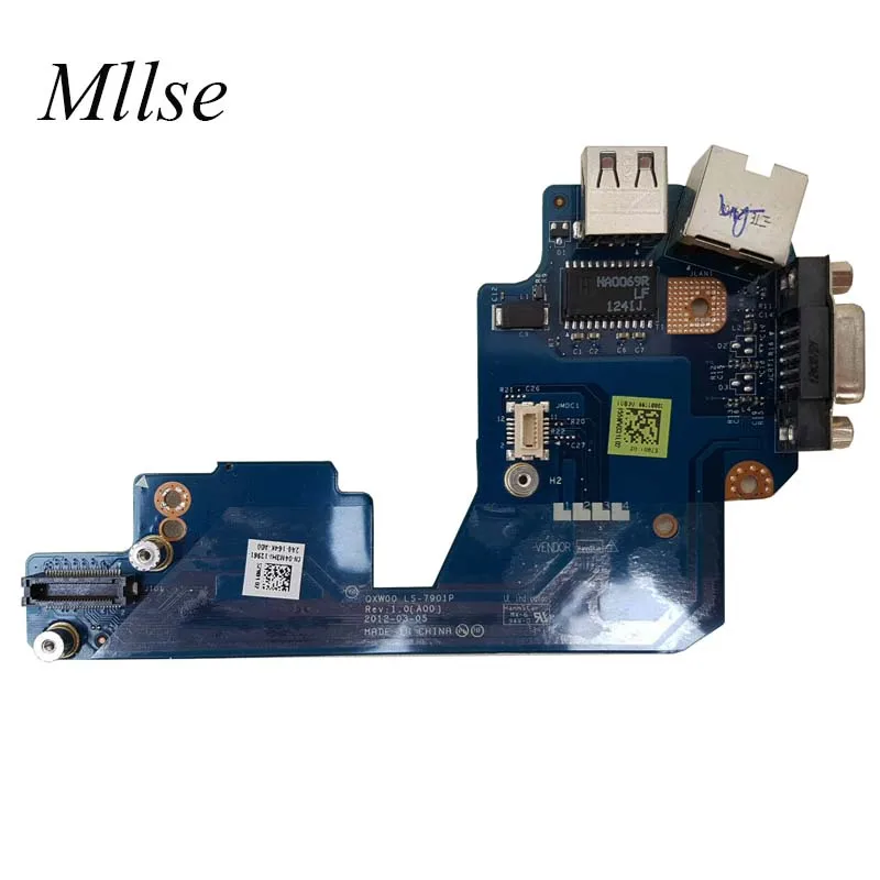 

Бесплатная доставка, оригинальный продукт от производителя для DELL E5430 VGA USB Ethernet Порты и разъёмы доска QXW00 LS-7901P CN-04M3HJ 04M3HJ 4M3HJ 100% тестирование Б...