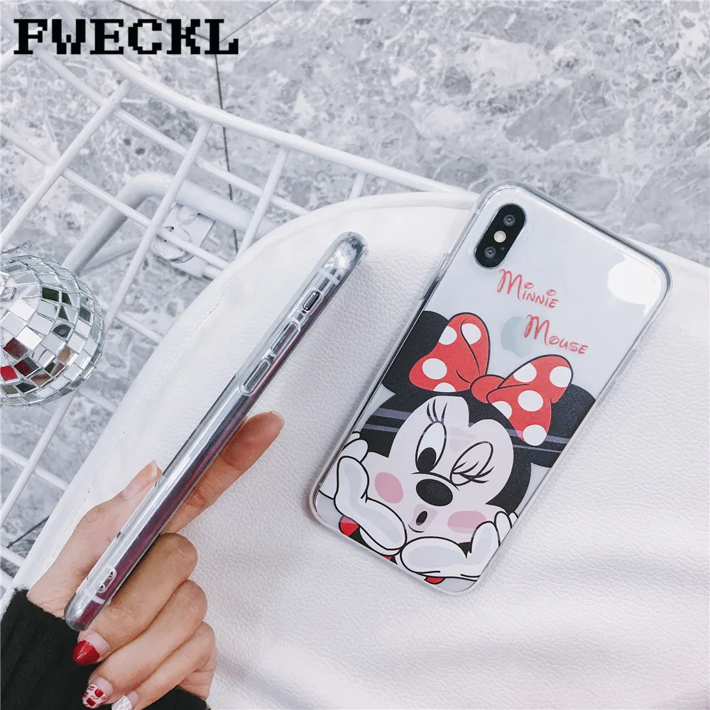 Милые прозрачные нижнее белье для девочек с рисунком Минни Микки Мышь мягкий