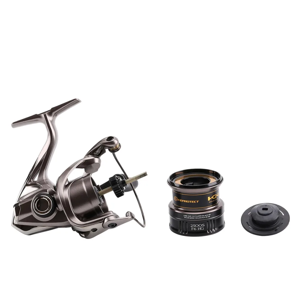 Спиннинговая катушка Shimano комплекс Ci4 + F6 2500S 2500HGS 9 1BB 185 г 4 кг легкая для ловли карпа
