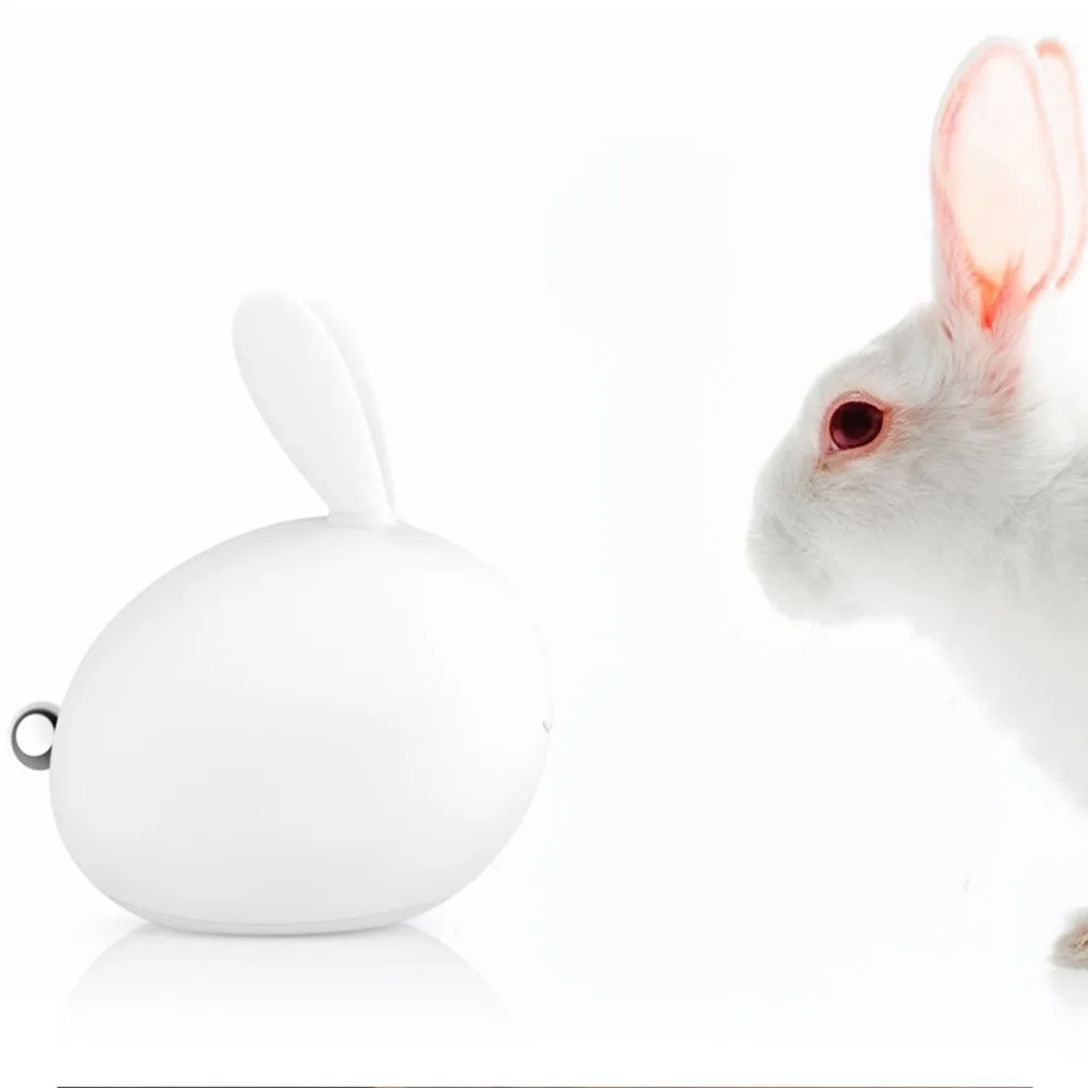 7 видов цветов мультяшная лампа в форме кролика цветная меняющая яркость