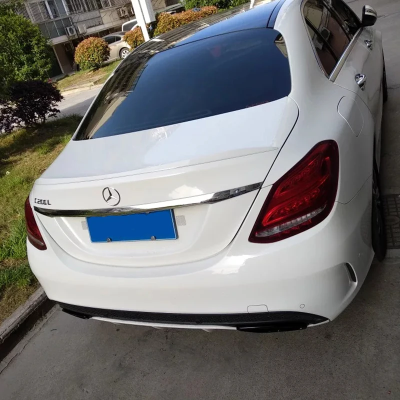 Спойлер для W205 C180 C200 C260 C280 C300 C63 заднее крыло автомобиля материал ABS Праймер цвет