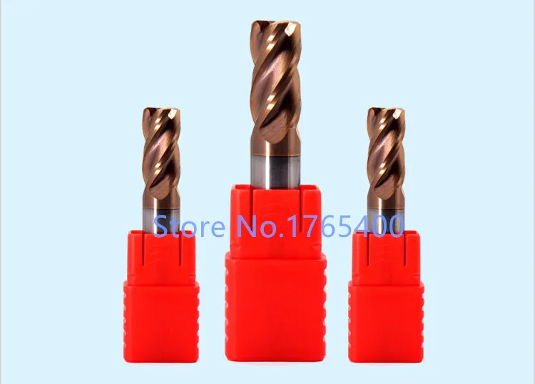 1pcs HRC55 4 Flute 1mm 2mm 3mm 4mm 5mm 6mm 7mm 8mm 9mm 10mm 12mm Carbide End Mill Tungsten Steel  Milling cutter CNC end milling 1pc 3 flute cutting hrc55 3mm 5mm 6mm aluminium copper processing cnc router tungsten steel sprial milling cutter end mill