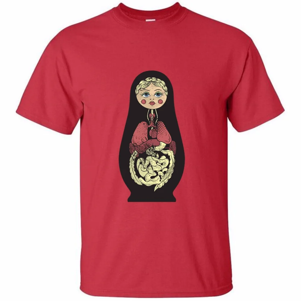 Free Shipping 2017 New Style Russian doll cotton O-neck T shirts Fashion Summer Fitness Brand | Мужская одежда