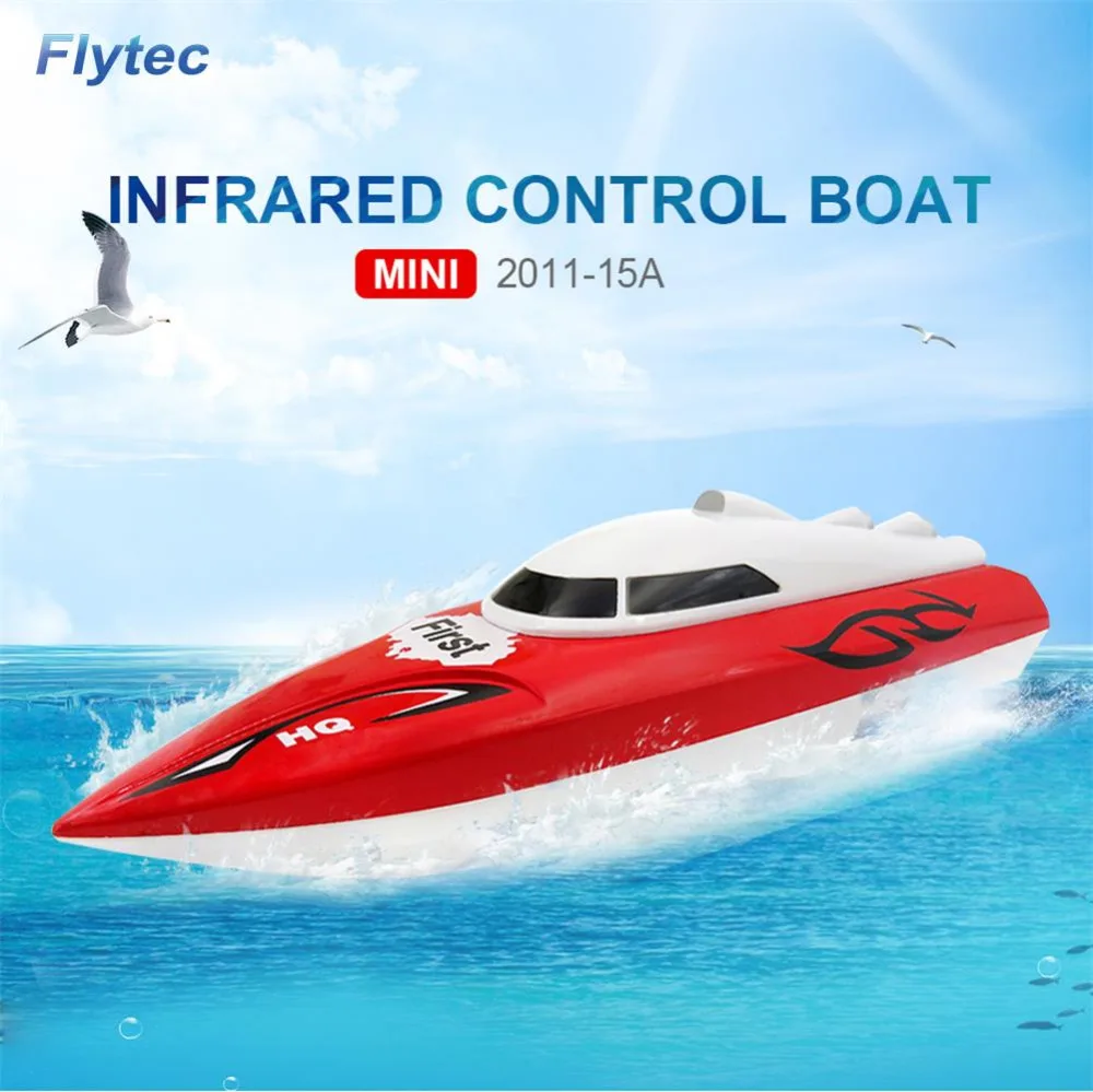 Flytec 2011 15A 27 МГц 4CH 10 км/ч высокоскоростная лодка электрическая радиоуправляемая
