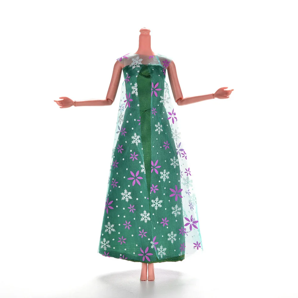 Сказочное платье принцессы копия Эльза ледяная королева Let It Go мультфильм