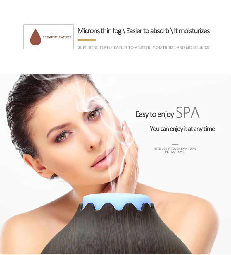 Air Humidifier Essential Oil Diffuser Aroma Lamp Aromatherapy Electri Electric Home Mist Maker | Бытовая техника