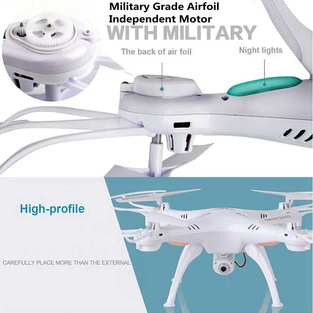 XKY XX5SW 1 2 4G 4 канальный 6 осевой гироскоп Безголовый режим RC Квадрокоптер Дрон UAV w/ 2MP