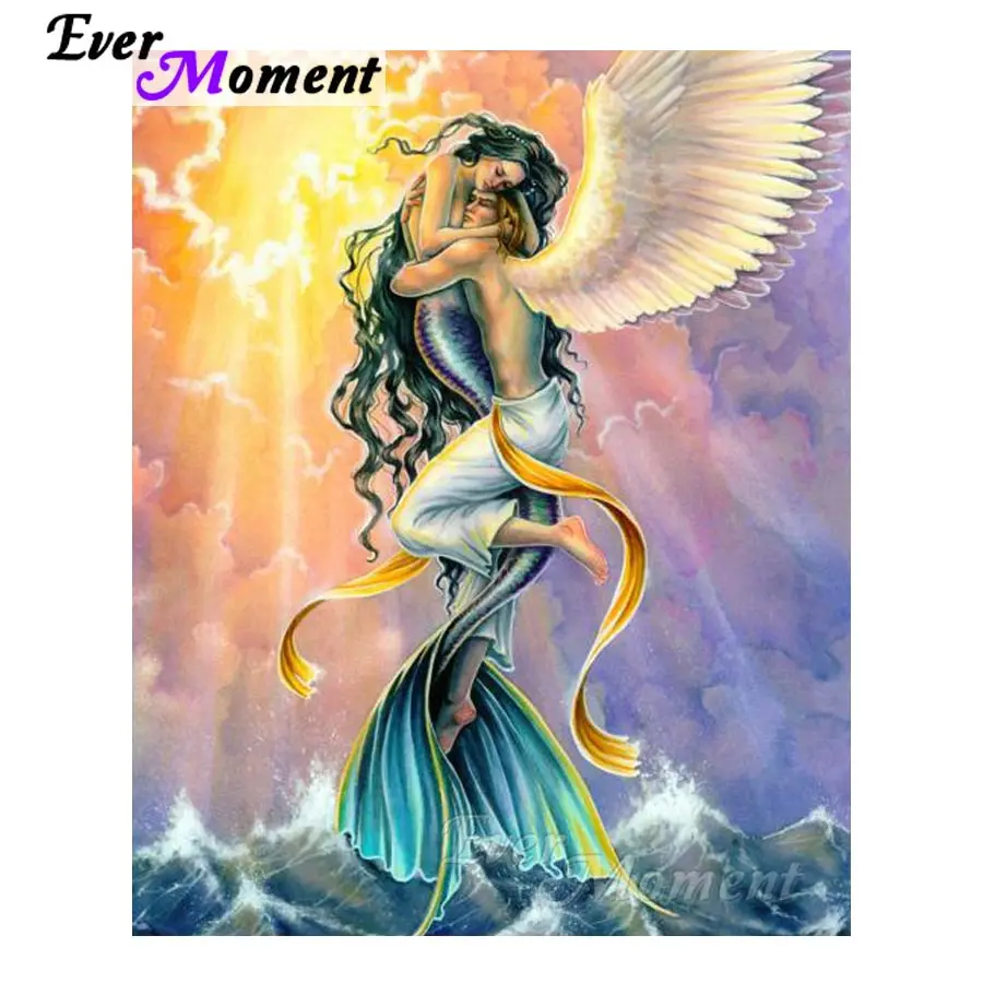 

Ever Moment Diamond Painting People Cross Stitch Handmade Gift Full Square 5D DIY Home Decorations Diamond Embroidery S2F1559