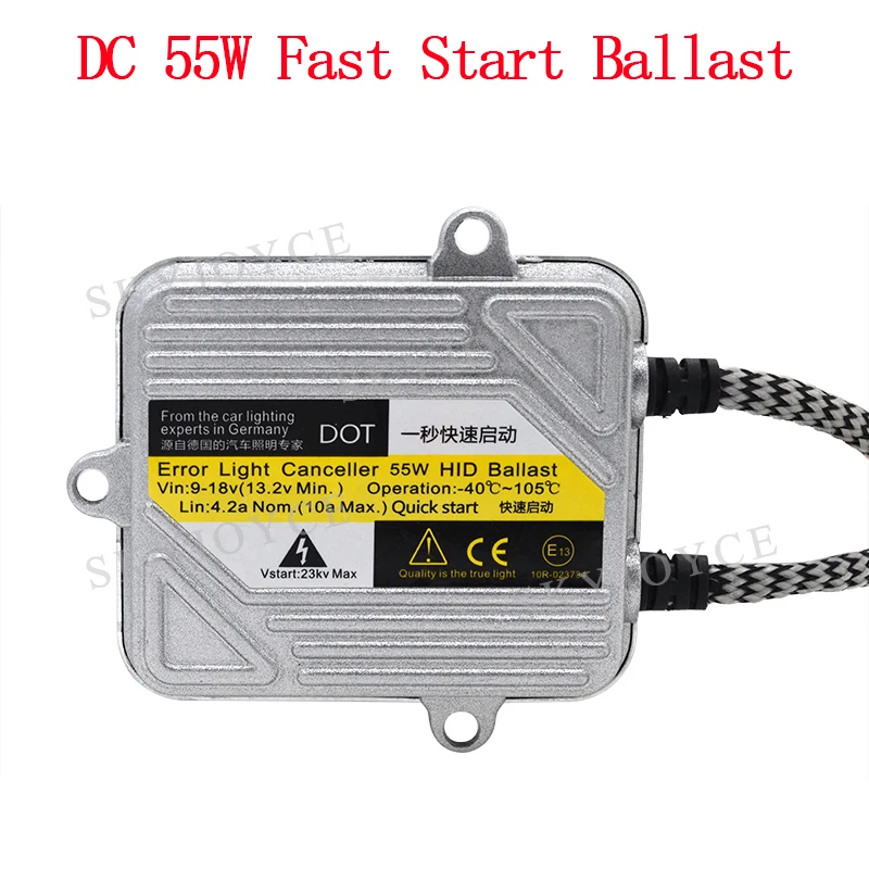 DC 12V 55W быстрая яркая Автомобильная фара HID балласт комплект 5500K ксеноновая лампа H1