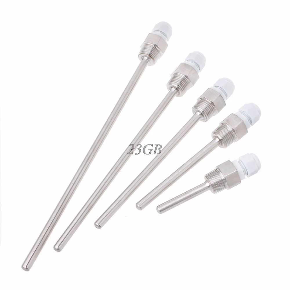 Резьба Thermowell 50 250 мм из нержавеющей стали 1/2 дюйма NPT для датчиков температуры