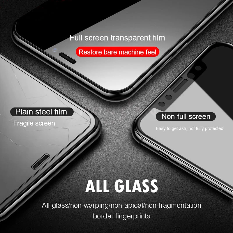 Защитное стекло для iPhone 7 8 6 6s Plus 5 5S SE закаленное X XS Max XR Защитная пленка экрана