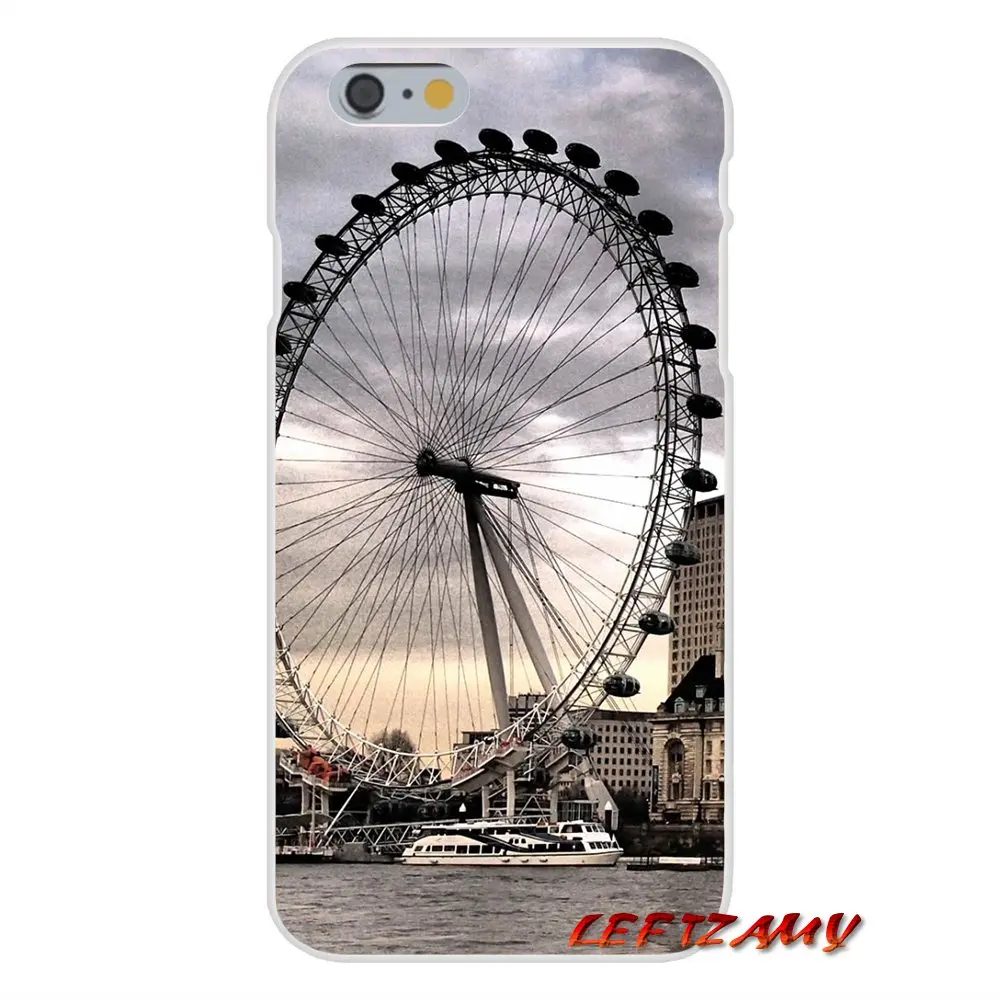 Cool London colorful ferris wheel аксессуары чехлы для телефонов Чехлы iPhone X XR XS MAX 4 4S 5 5S 5C SE 6 6S 7 8