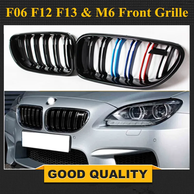 Передняя решетка для BMW F06 гриль 6 серии F12 F13 и M6 бампер из углеродного волокна