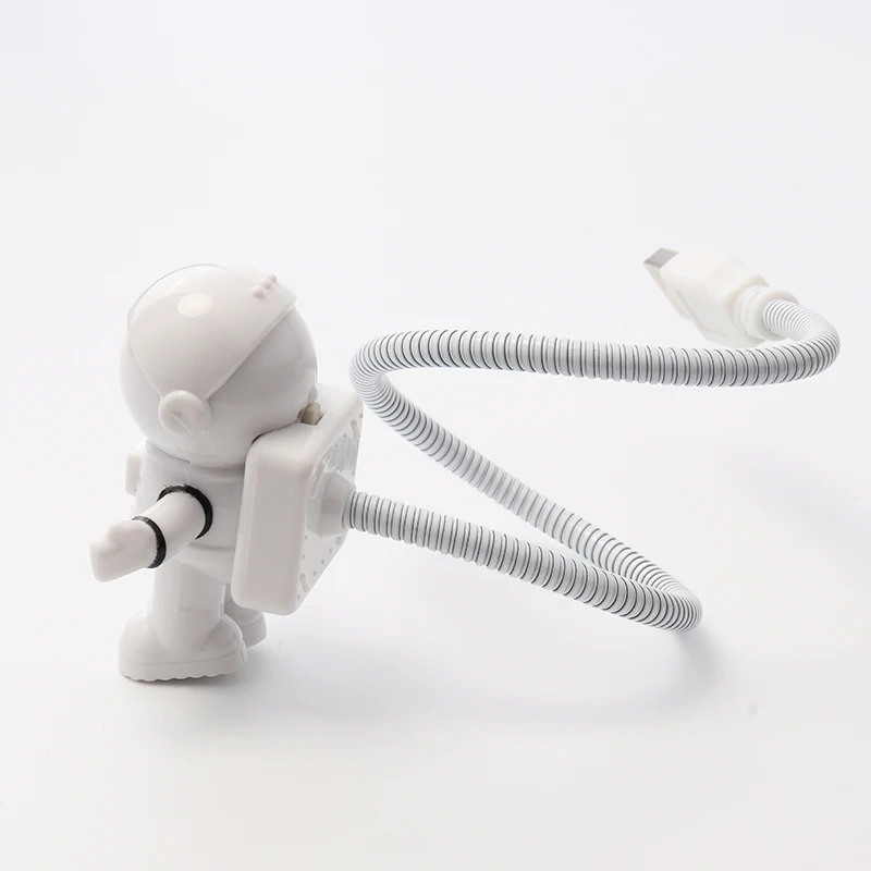 Креативная Гибкая светодиодная настольная лампа Гибкая Usb защита глаз клавиатура светильник для чтения прикроватная лампа астронавт домашний декор для гостиной