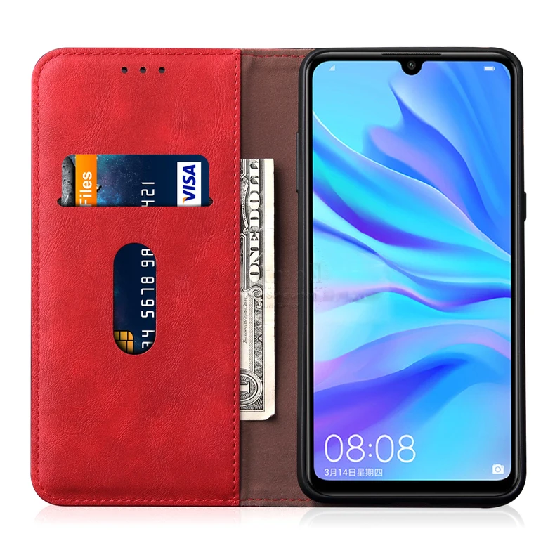 Винтажный кожаный флип-чехол для huawei Honor 10i, Роскошный кошелек с подставкой для карт, Магнитный чехол-книжка, повседневный чехол для телефона, Fundas