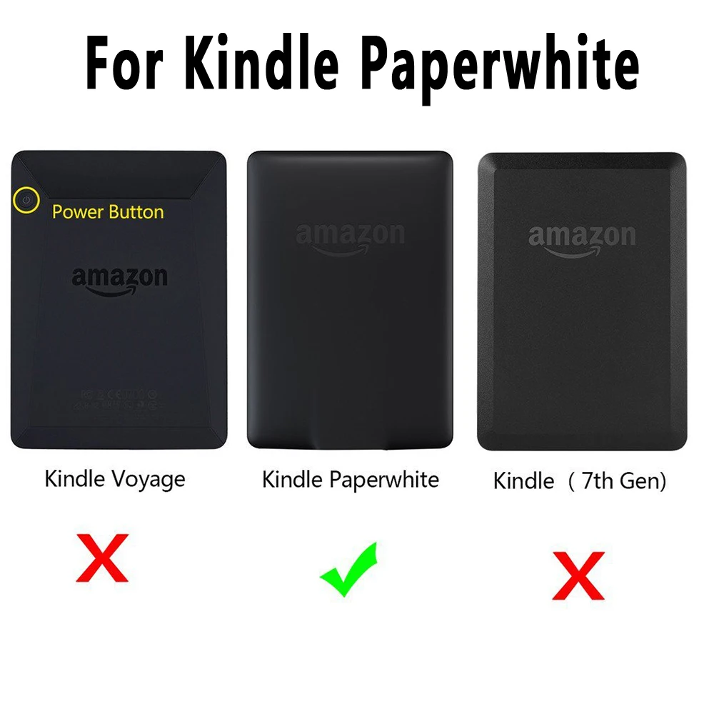 Кожаный чехол для Amazon Kindle Paperwhite крышки планшет сна Smart Cover Paperwhite1 2 3 6th поколения