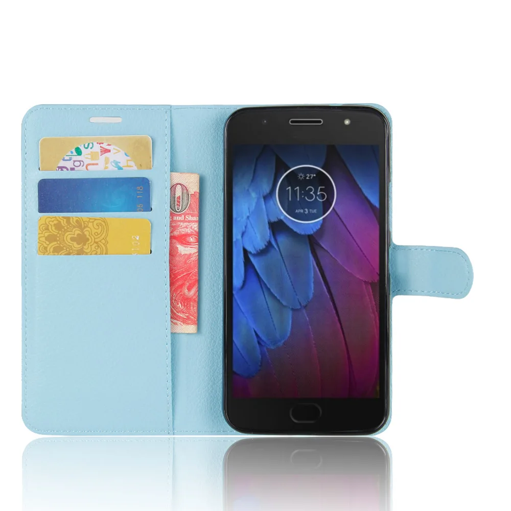 Чехол для MOTO G5S PLUS откидная крышка Роскошный Ретро бумажник кожаный чехол