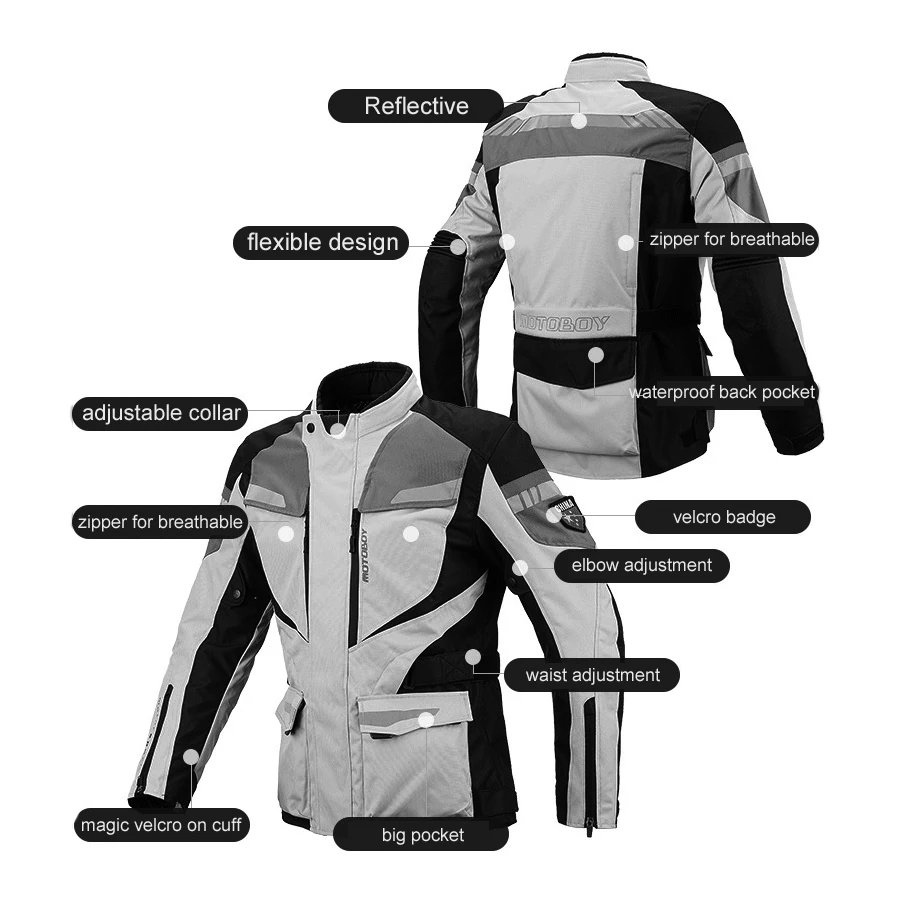 MOTOBOY воздухопроницаемая мотоциклетная куртка носимые штаны для верховой езды брюки-шаровары костюм для мотокросса 11 протекторов водонепроницаемый теплый слой