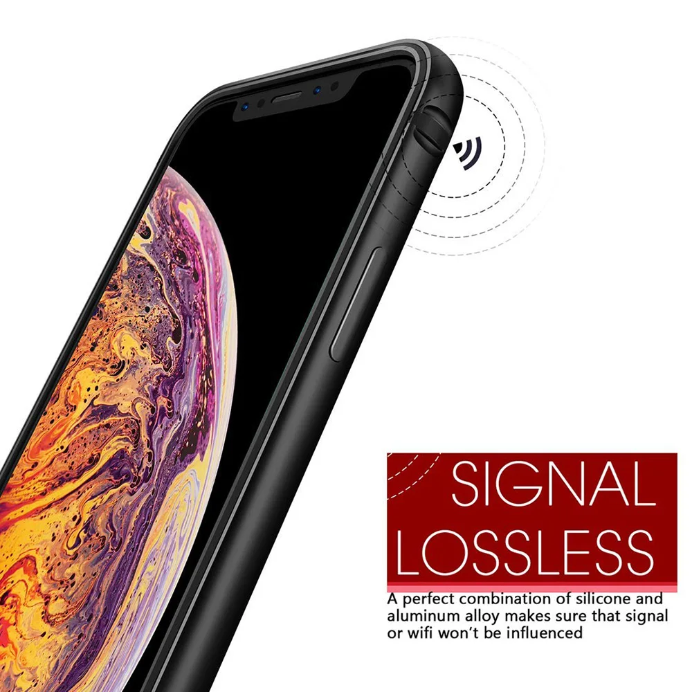 Силиконовый алюминиевый бампер для Apple iPhone 15 14 11 Pro Max 13 12 Mini XS XR X 7 8 Plus SE 2020 жесткий