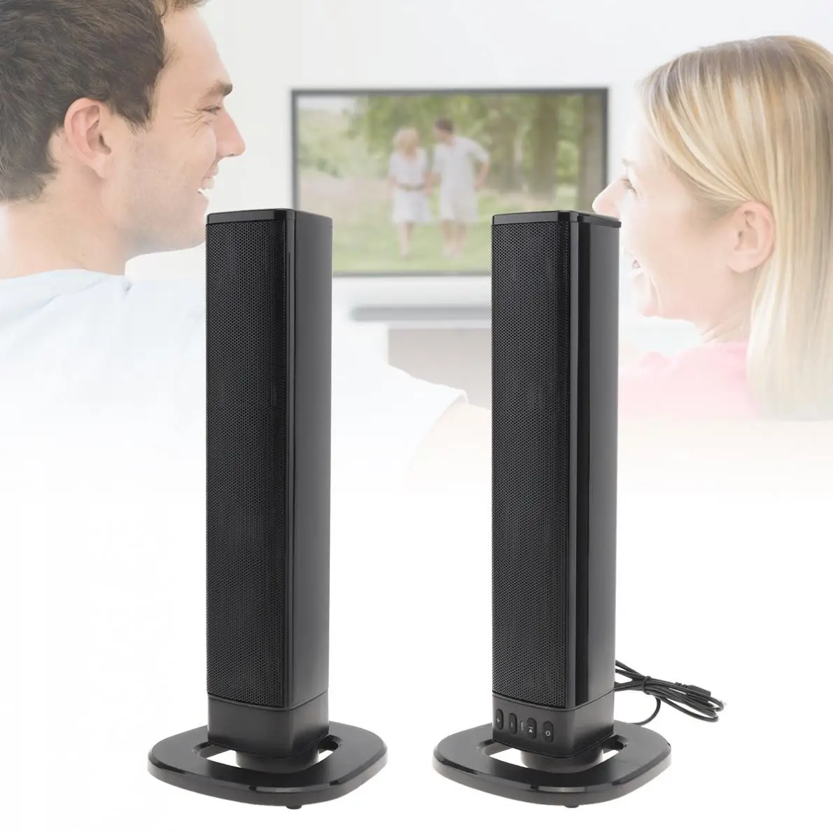 Домашний кинотеатр Sensurround Bluetooth Саундбар динамик с 4 полный диапазон рога