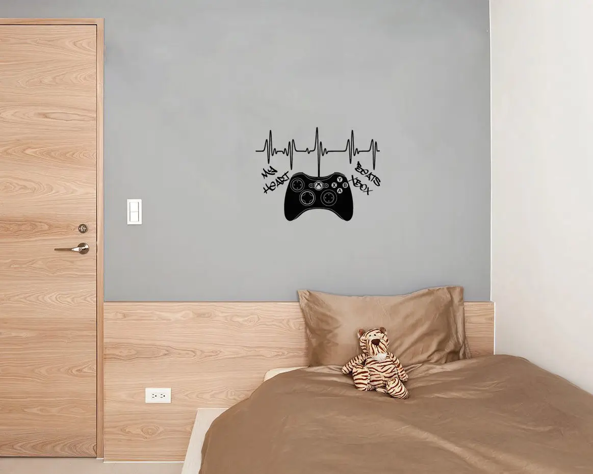 HWHD os1634 мой сердечко Beats Xbox 360 контроллер Gampad настенное Искусство Наклейка картина