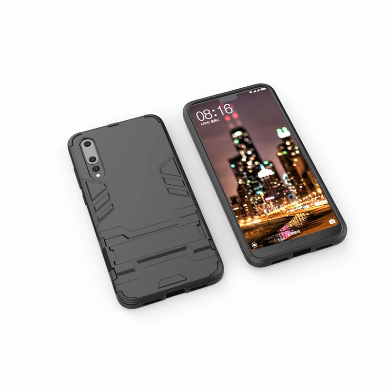 10 шт Бронированный ТПУ + ПК чехол для Huawei P30 P20 Pro Lite Mate 20X10 Nova 5 5i Y9 Y7 2019 ударопрочный 2