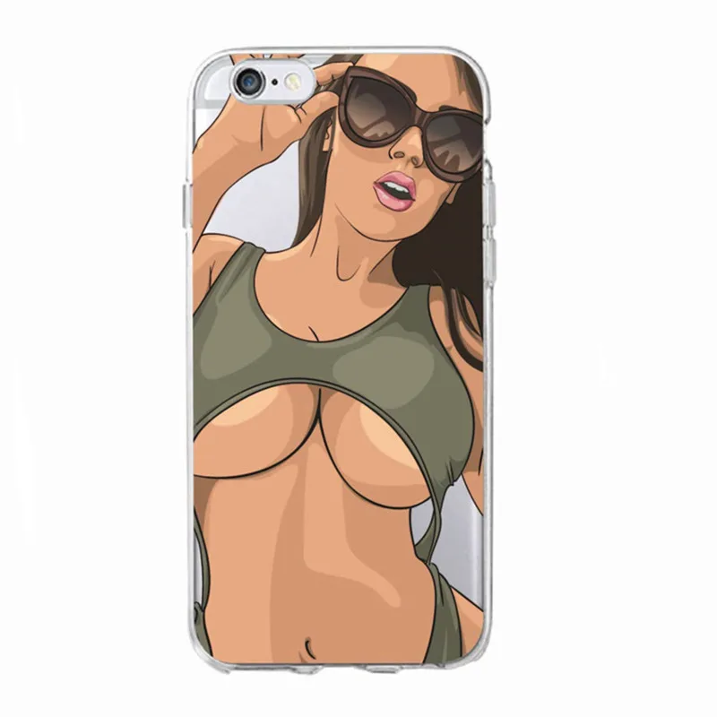 Горячая Девушка Лето twerk это SWAG на мягкой Прозрачный чехол для телефона Coque Fundas