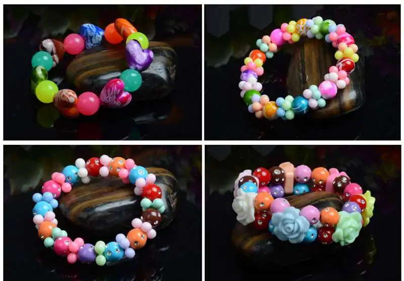 Креативные DIY бусины игрушка с аксессуаром набор для детей для девочек ручной работы художественные Развивающие игрушки для рукоделия для детей ювелирные изделия изготовление игрушек подарок