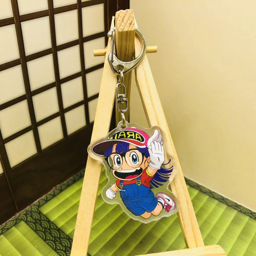 see chart Arale Fashion аниме акриловые брелки мультяшный брелок игрушки-Брелоки Брелок унисекс подарки на день рождения Новинка - Цвет: see chart