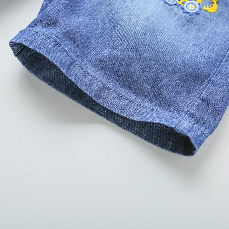 Boys denim shorts hot pants 2019 summer Korean version of the new children's clothing baby tide | Детская одежда и обувь
