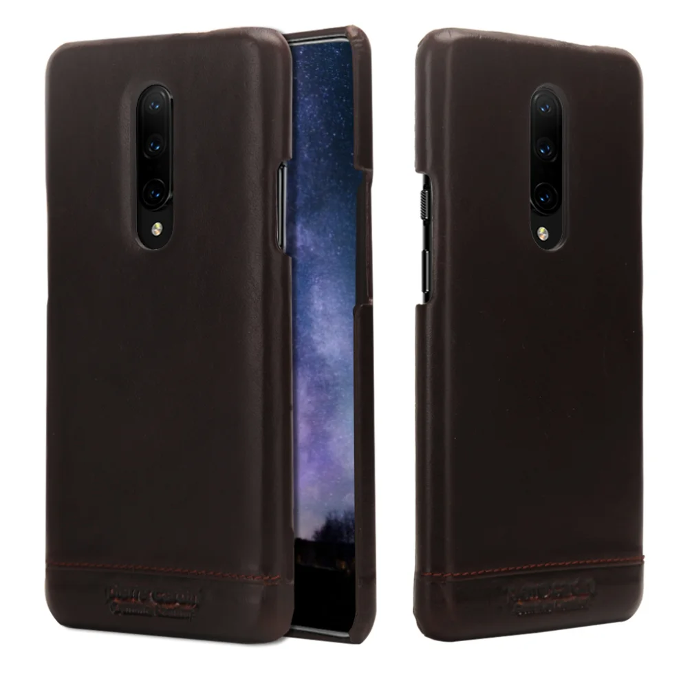 Чехол Pierre Cardin для OnePlus 7/Pro, чехол на заднюю панель, Винтажный чехол из натуральной кожи для OnePlus 7 Pro, чехол для сотового телефона s