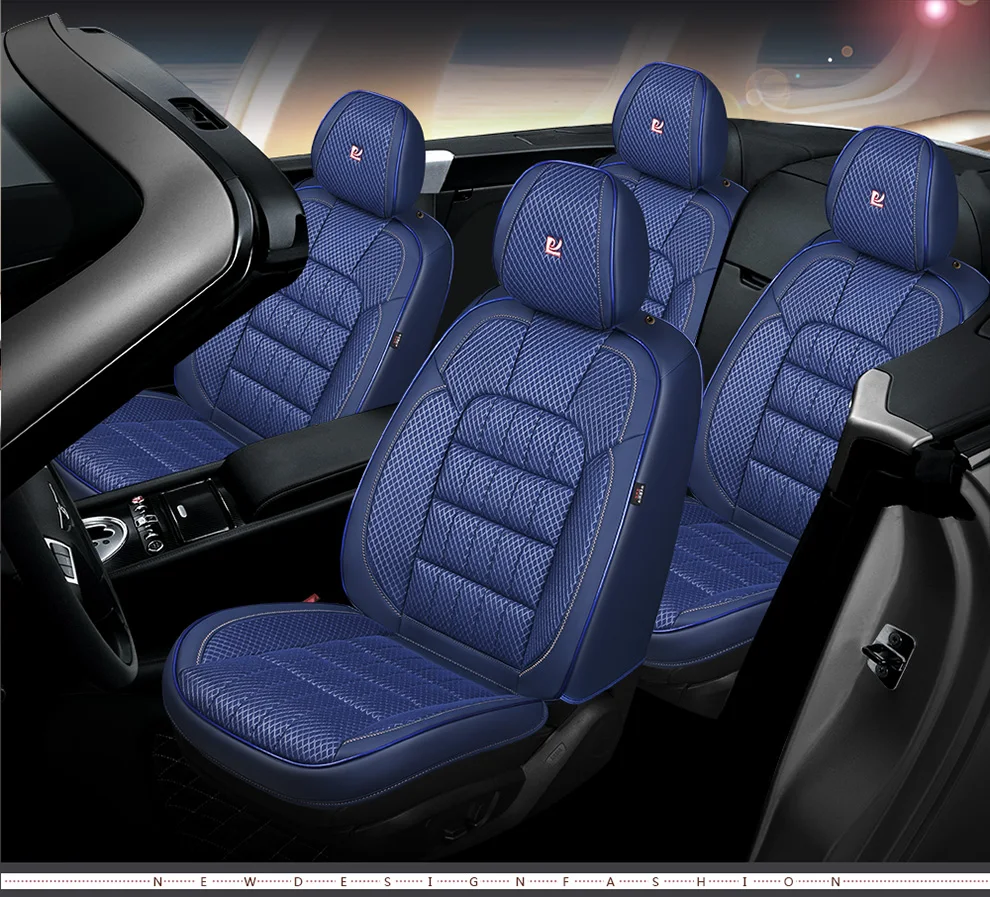 6D 5 мест(передняя+ задняя) автомобиль-Стайлинг автомобильный чехол для сиденья Honda Accord Civic CRV Crosstour Fit City HRV vezel