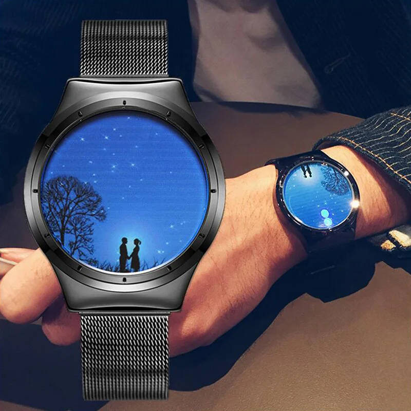 GSWP Fashion Waterproof LED Watch Men And Women Lovers Smart Electronics Watches Creative Bayan Kol Saati Erkek |