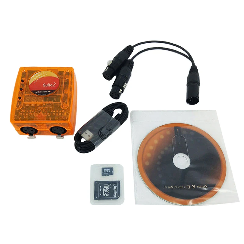 Sunlite Suite2 FC DMX-USD контроллер для вечерние KTV Дискотека DJ сценическое программное обеспечение управления, SHEHDS сценическое освещение - Цвет: SUITE2-FC