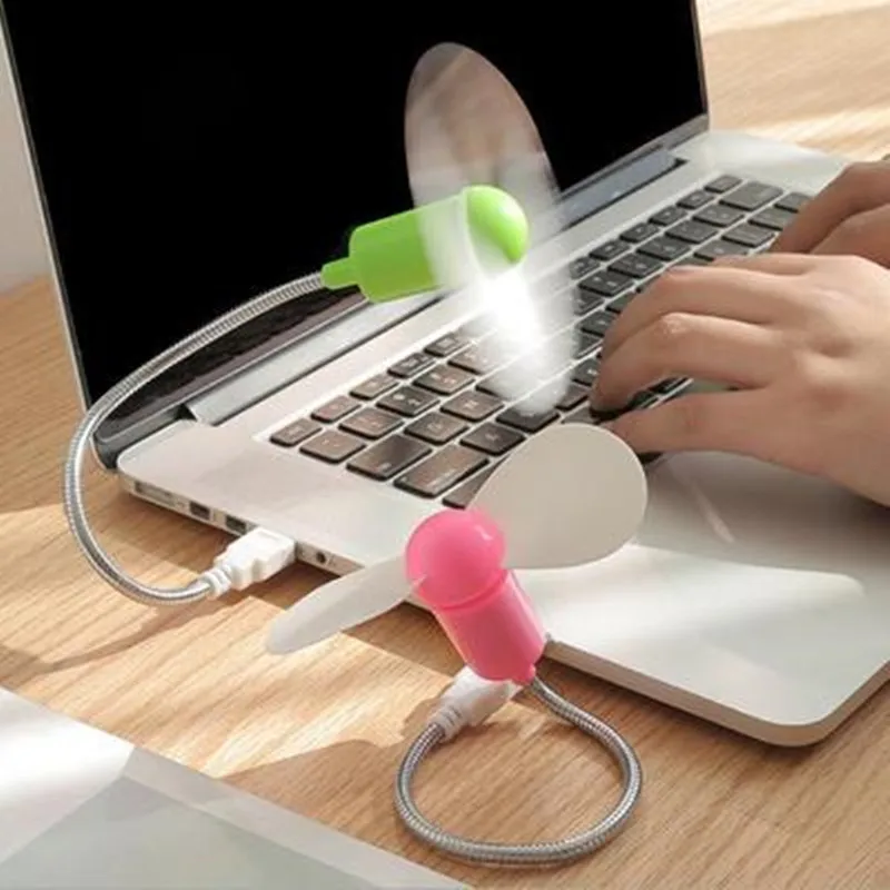 Мини USB вентилятор 30 см гаджеты гибкий крутой для ноутбука ПК Ноутбук Высокое качество для ноутбука Настольный ПК компьютер