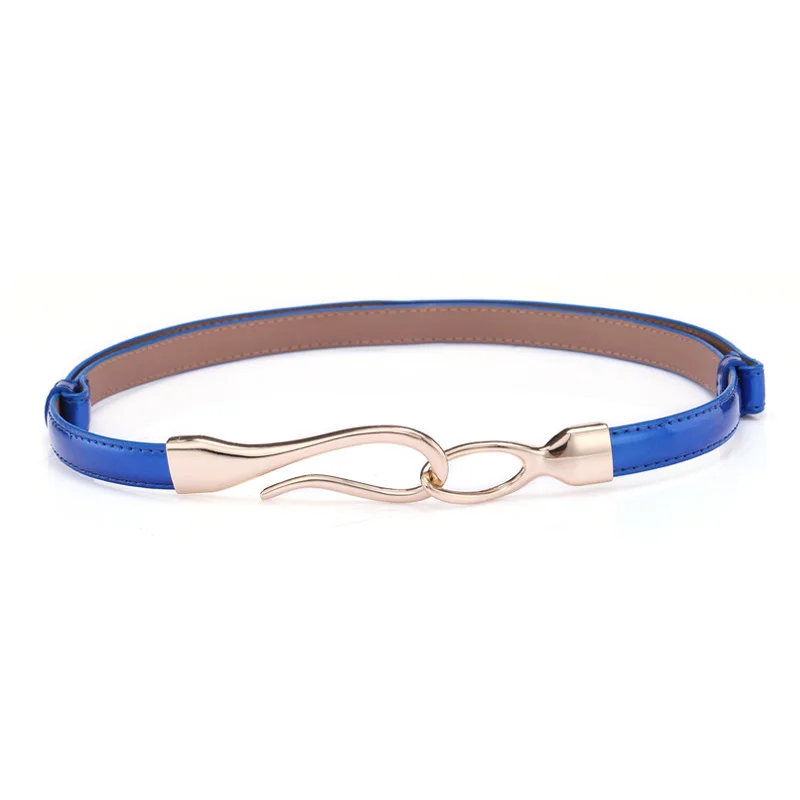 Женский ремень из натуральной воловьей кожи ZROM роскошный брендовый с тонкой