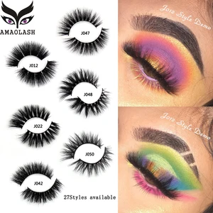 AMAOLASH накладные ресницы 3D норковые ресницы Роскошные ручной работы норковые ресницы натуральные длинные ресницы густые пушистые накладные ресницы