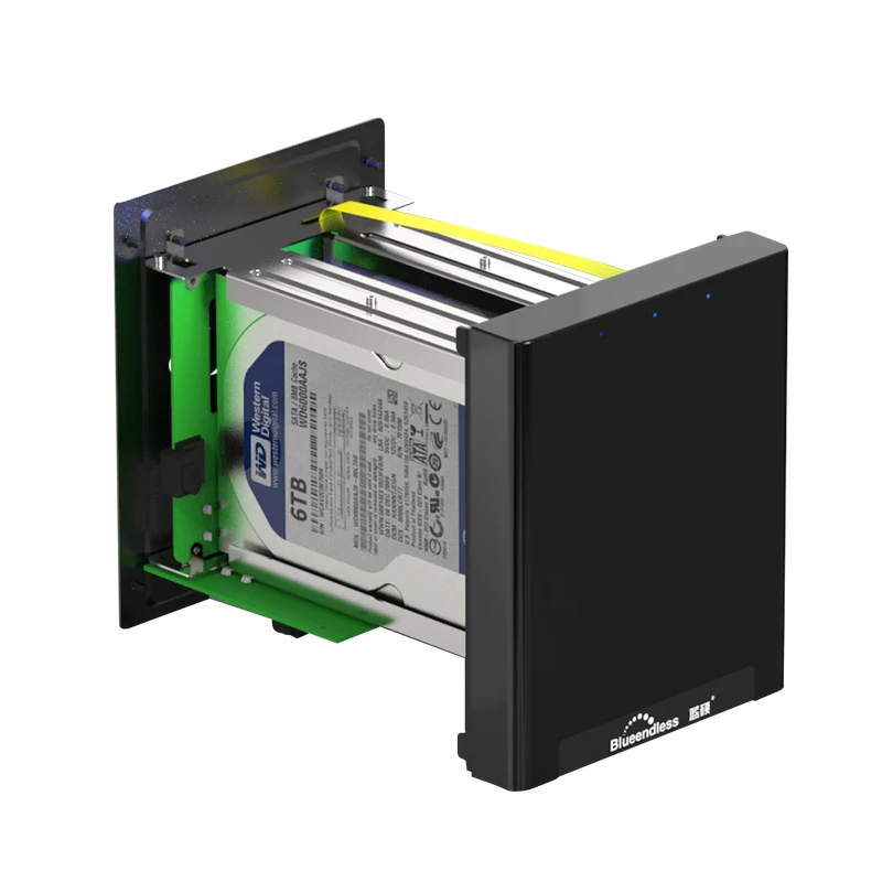 Гигабитный Ethernet NAS HDD корпус смарт HDD чехол для 2,5 ''3,5'' жесткий диск гигабитный Ethernet интерфейс Nas диск удаленного доступа