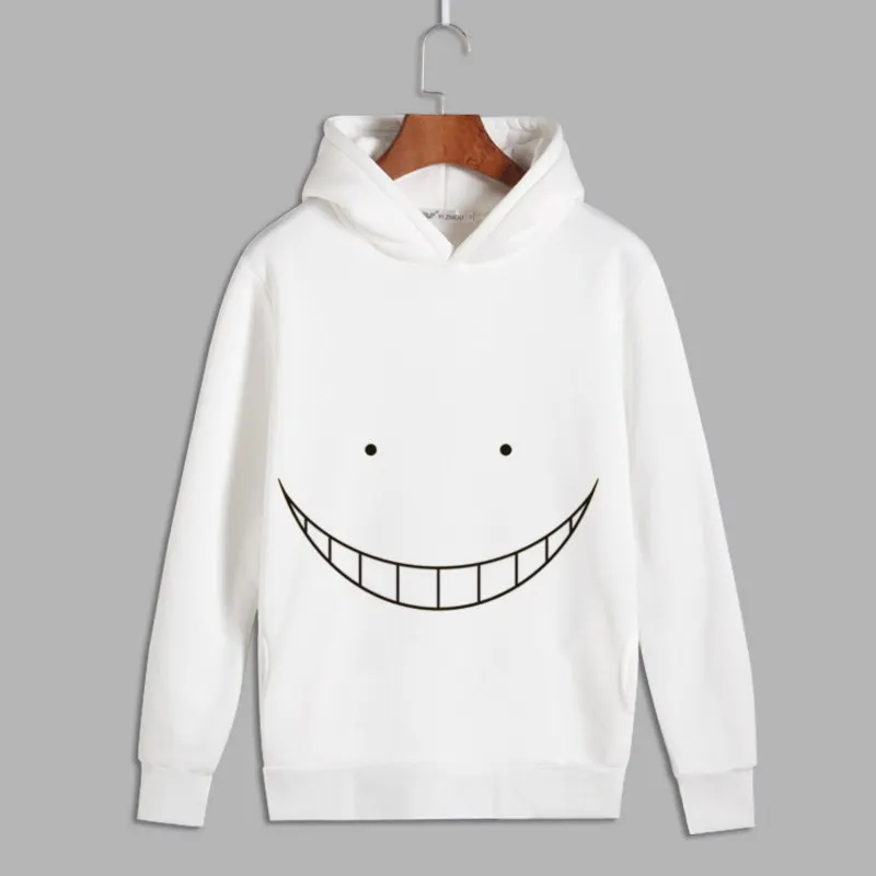 KILLING Class cosplay Korosensei, пуловер с принтом, толстовка, толстовки, галстук, унисекс, флис, с капюшоном, для осени