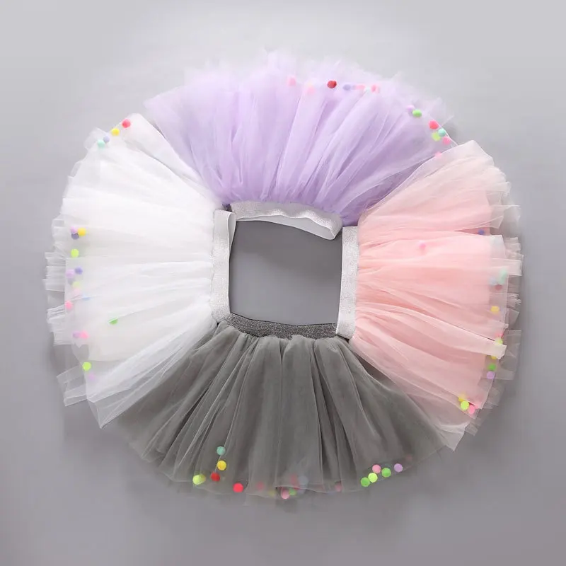 2016 г. Новая модная летняя юбка-пачка для девочек многослойная детская