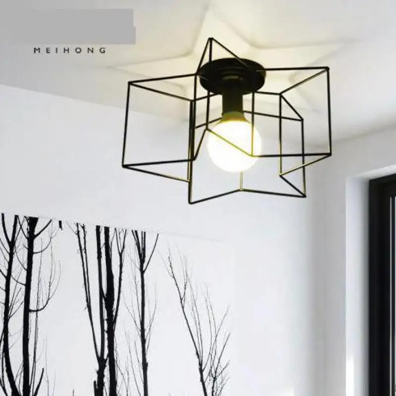 Потолочная лампа с пентаграммой для детей светодиодная кухни столовой