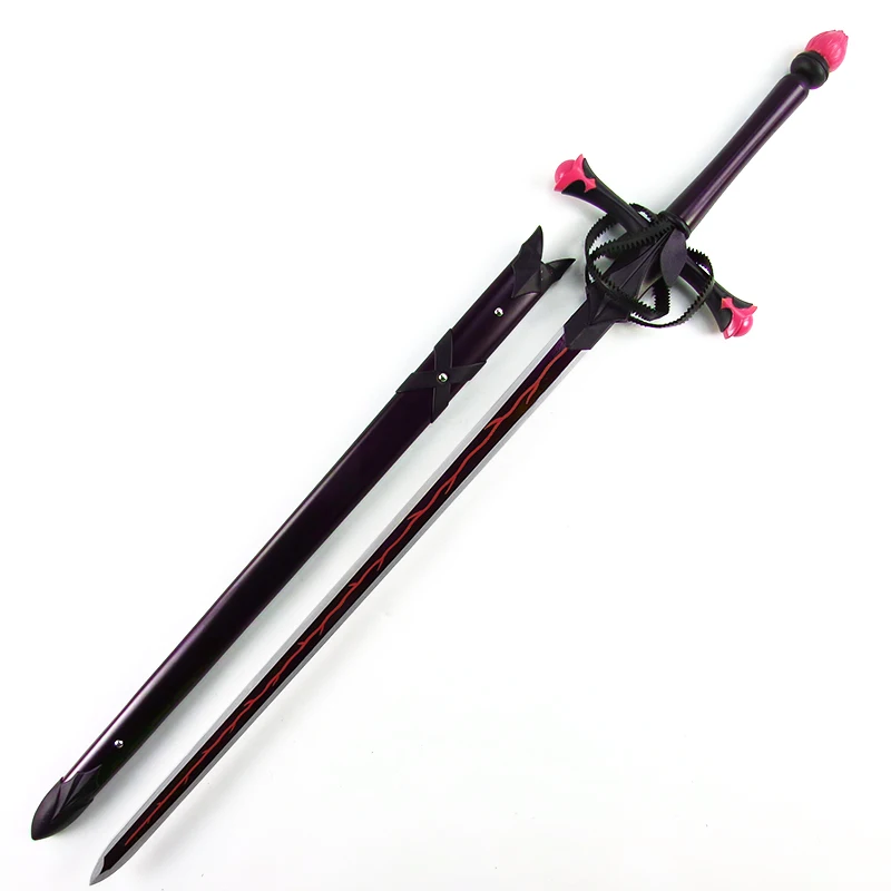 Fate Grand Order Joan of Arc Косплей Аниме WeaponProp деревянный меч для вечерние Хэллоуин - Цвет: black