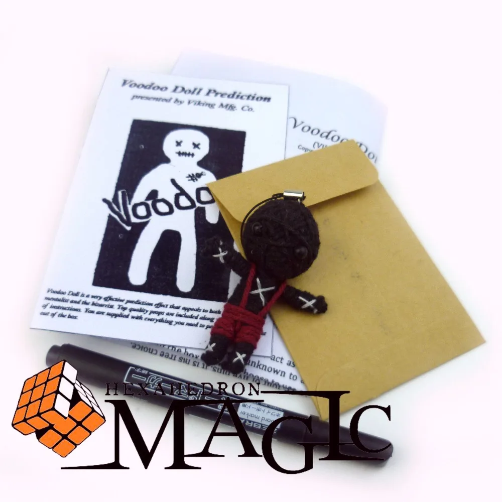 Voodoo кукла предсказания Мини Размер викингов Магия/крупный план сцены улица